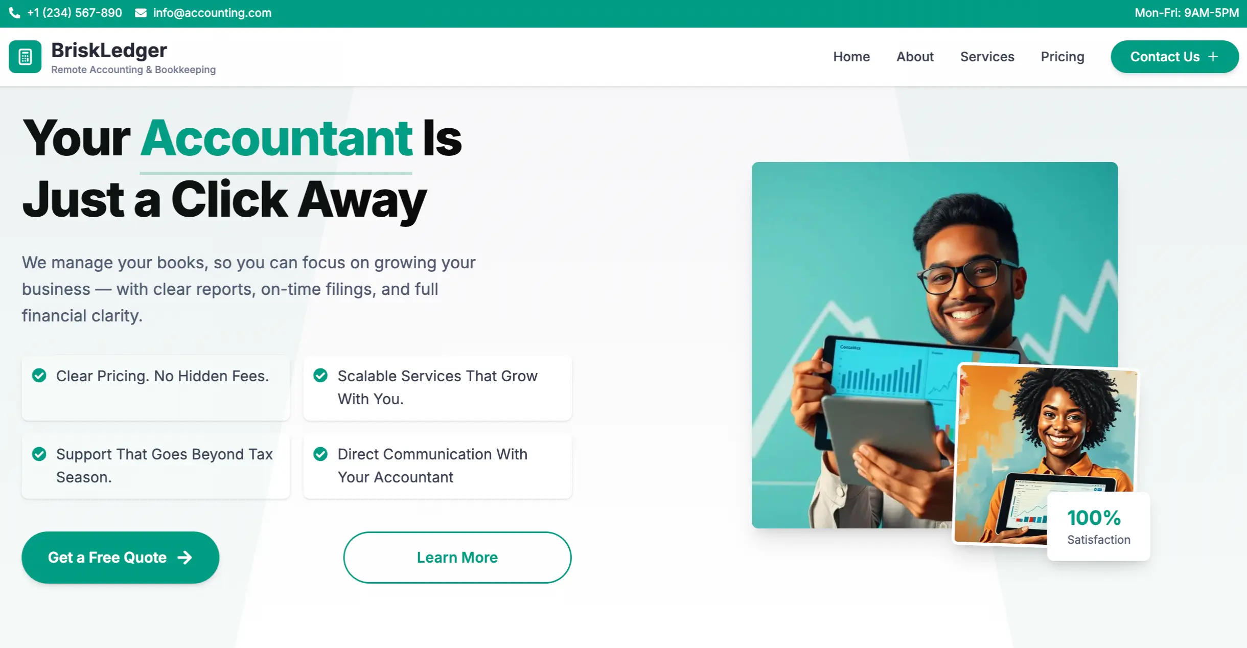 Accounting Firm Website
